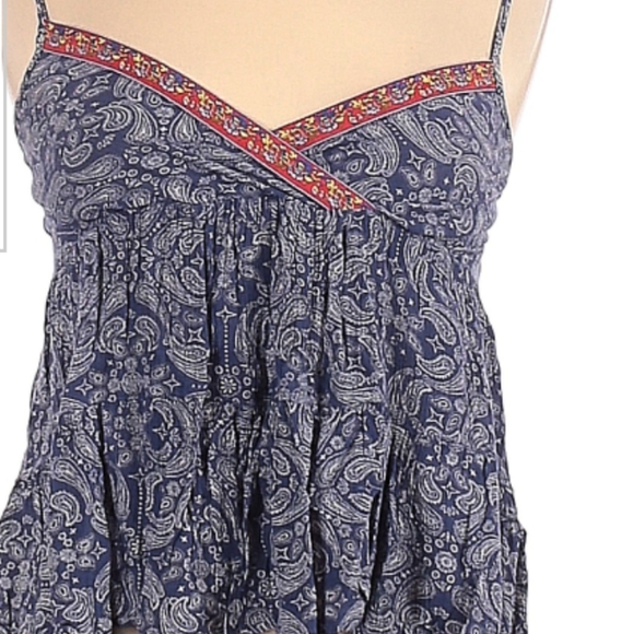 American Rag navy floral camisole top size Medium - Picture 4 of 4